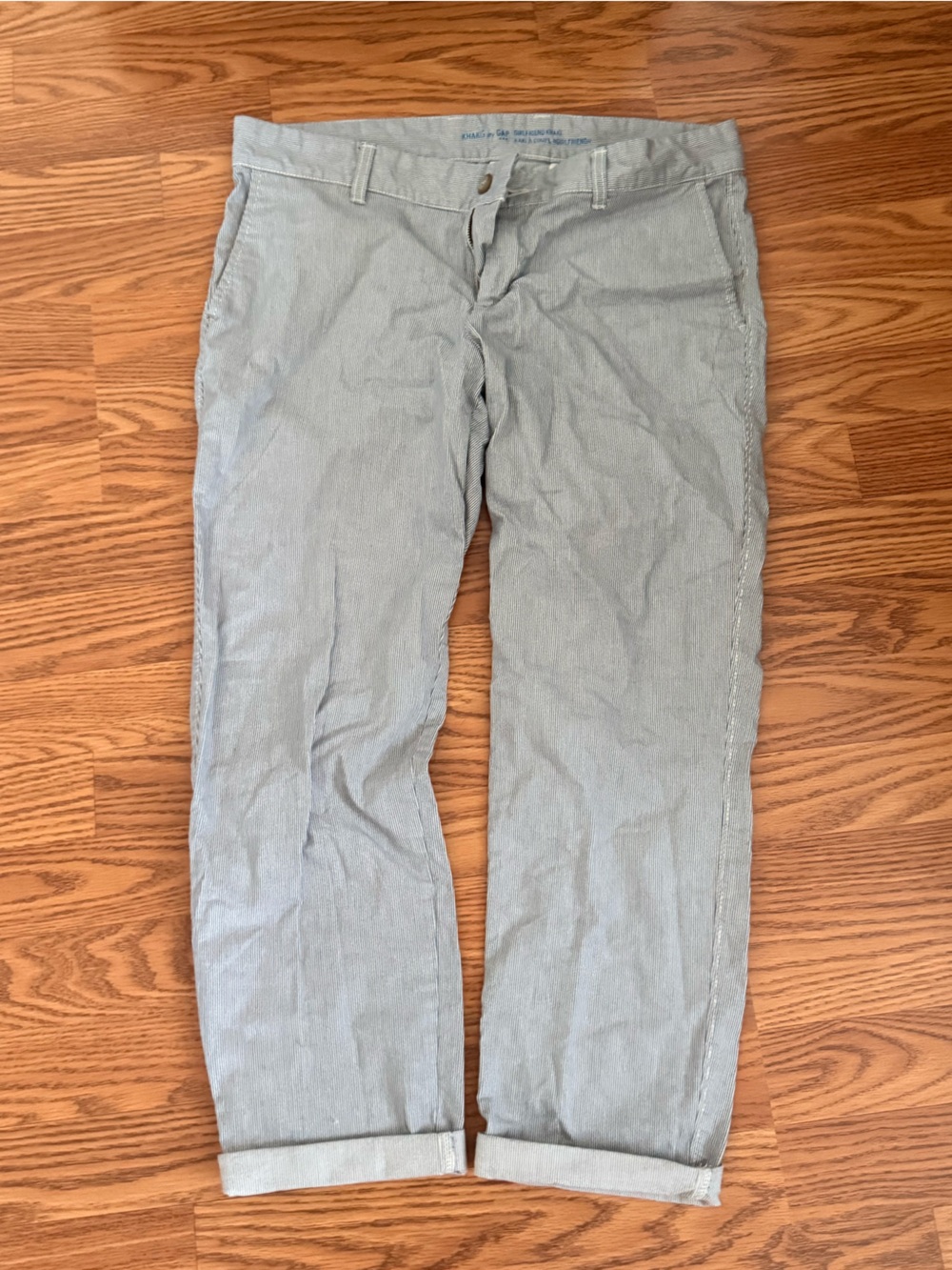 Women’s Light Gray GAP Chino Pants